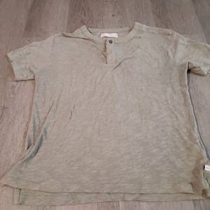 Zara Light Olive Short Sleeve Tee